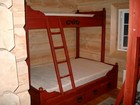 Komfortabel to-lags seng i Beito laftehytte