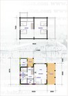 Internal plan of Jans stavlaft hytte