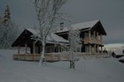 Beautiful Niels laftehytte in winter