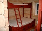Bedroom in Beito laftehytte with double bed